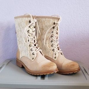 Lace Combat Boots